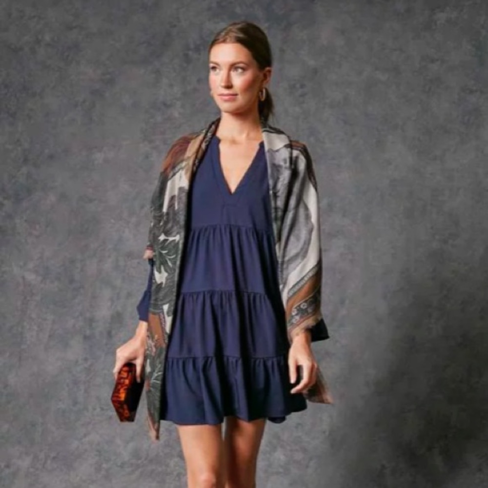 Navy Crepe Kenzo Dress
POMANDER PLACE - Picture 3 of 14
